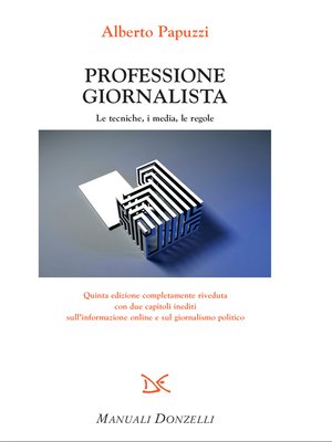 cover image of Professione giornalista